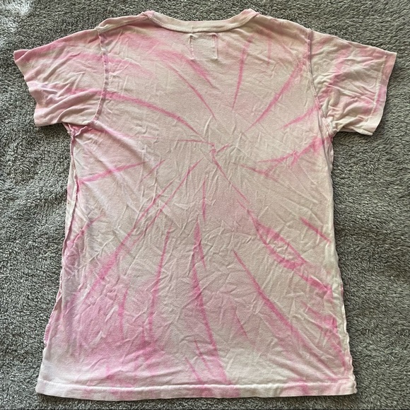 UNIF Gone Trippin pink tie dye tee - Picture 3 of 7